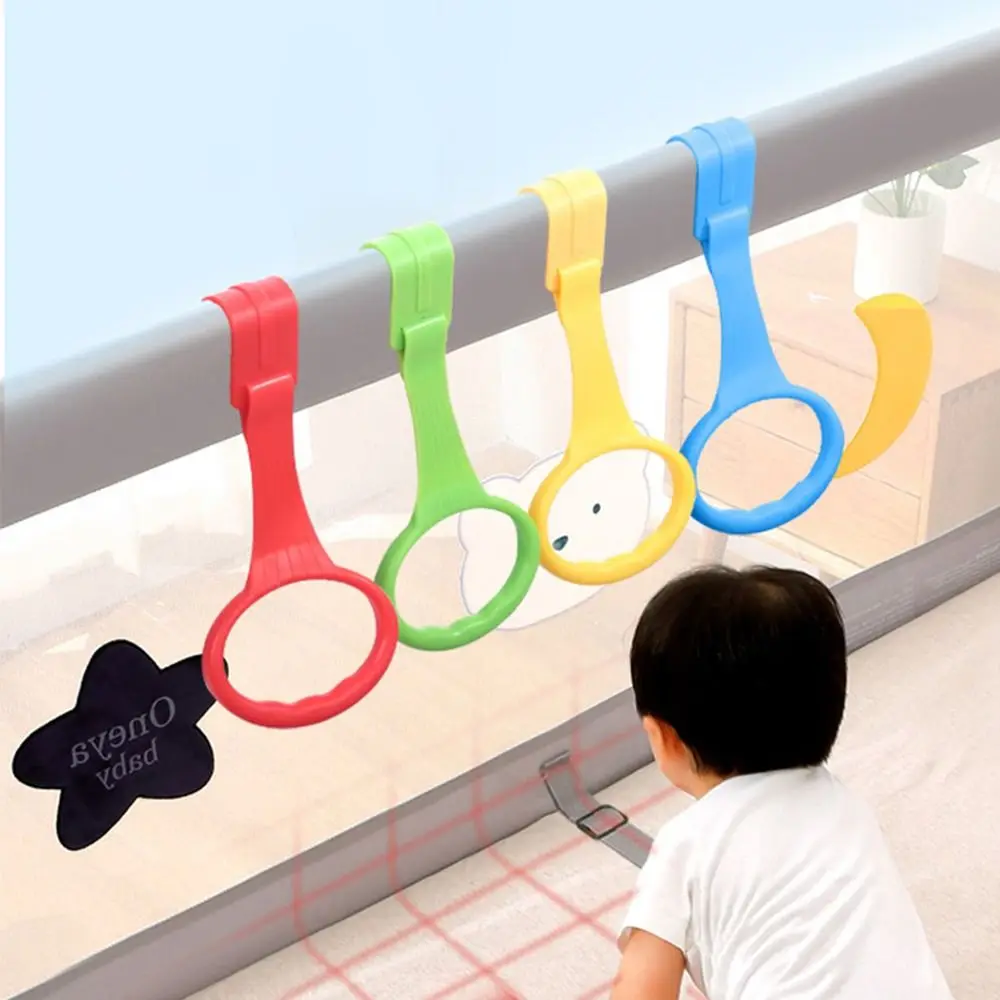 Playpen Pull Ring Plastic Solid Color Bed Accessories Baby Crib Hooks