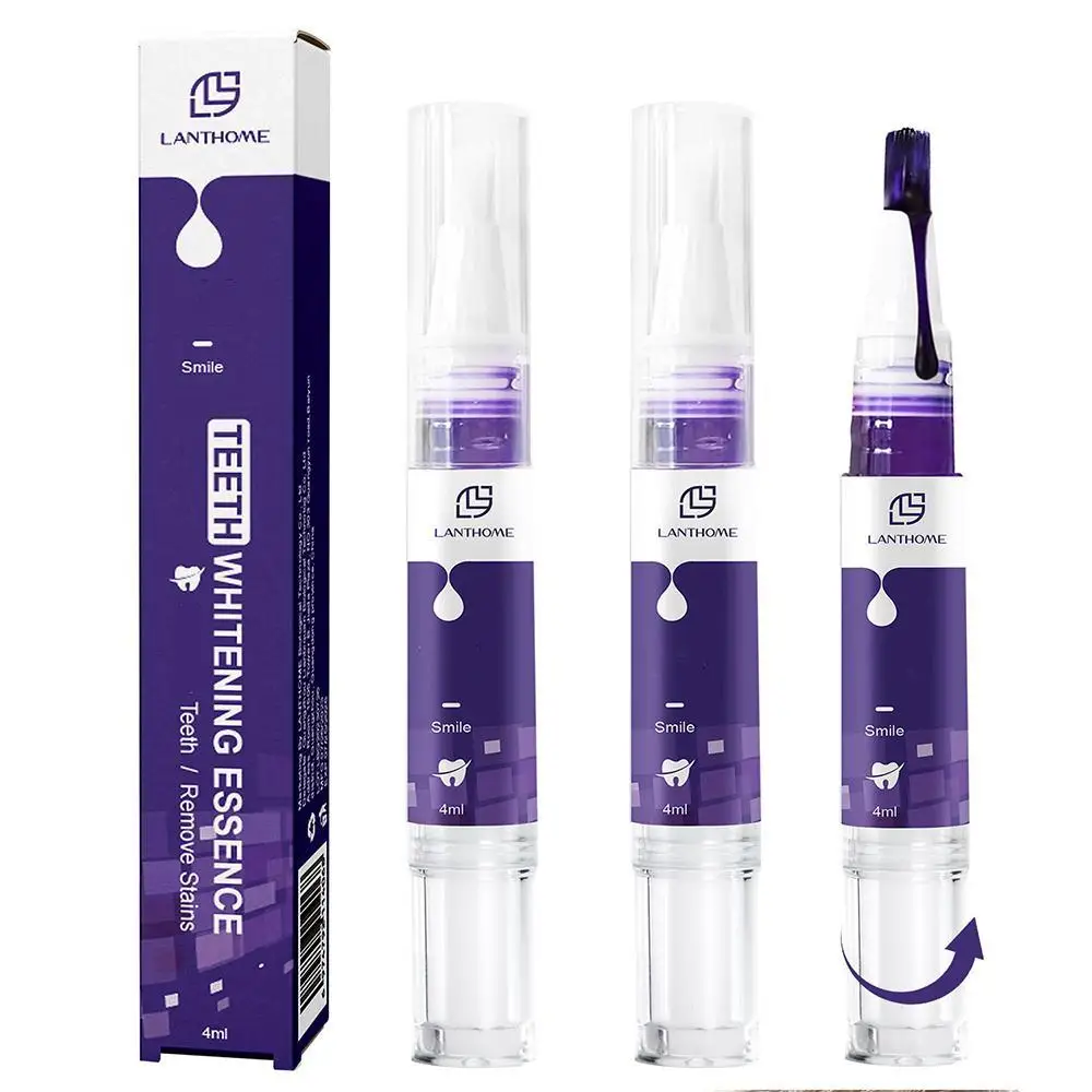 

1pc Purple Whitening Toothpaste Pen Remove Tooth Smoke Tea Stains Colour Corrector Pencil Professional Dental Whitening Tool