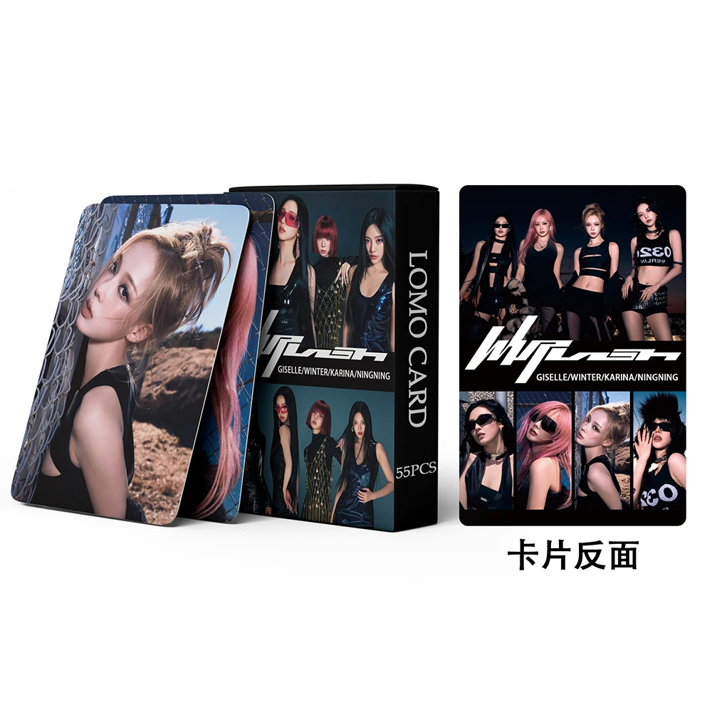 Kpop Lomo Cards 55Pcs/Set HD Photocards Girls Photo Card for Collection