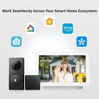 Smart Doorbell Camera with Chime, 2K Video, HomeKit Secure, Matter Hub, Wireless/Wired, Works with Alexa and Google - Image 2