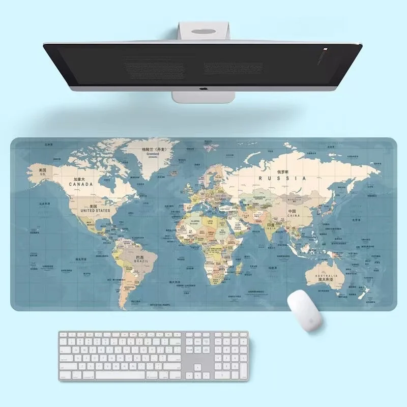 

Non-slip Rubber Mouse Pad Large Office Computer Laptop Gaming Keyboard Pad Precision Lock Edge Mousepad Gamer Desktop Mat