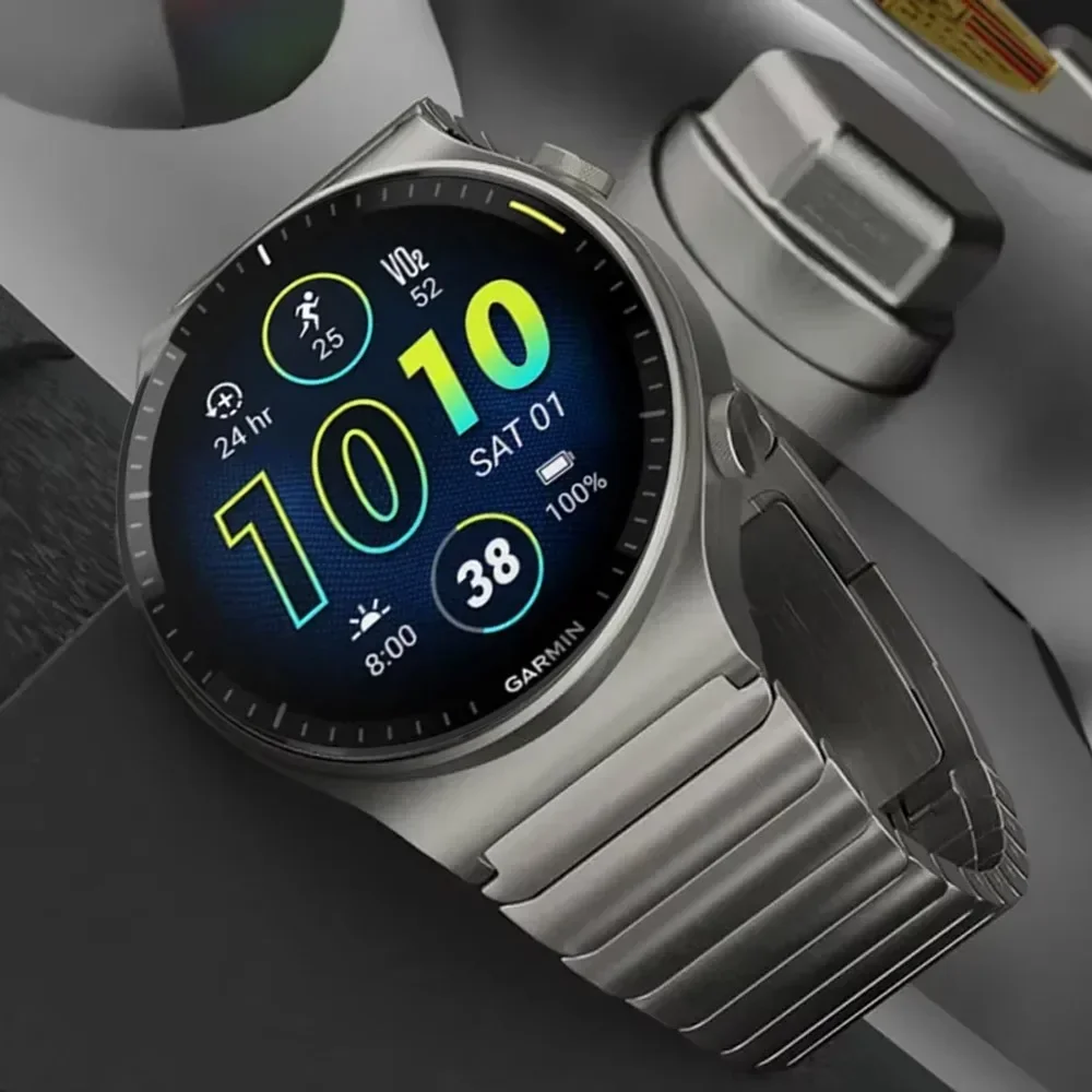 Premium 22mm Stainless Steel Metal Watch Strap – Elegant & Durable Replacement Bracelet Band