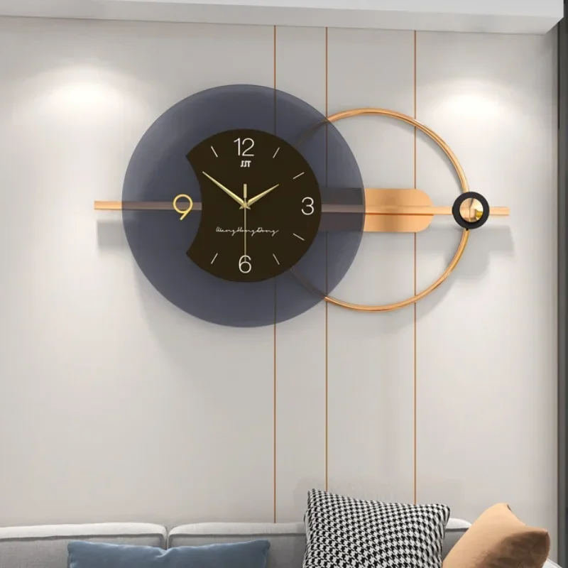 

Luxury Wall Clock Large Size Home Decor Wall Clocks Modern Design Living Room Decoration Digital Wall Watch Klokken Wandklokken