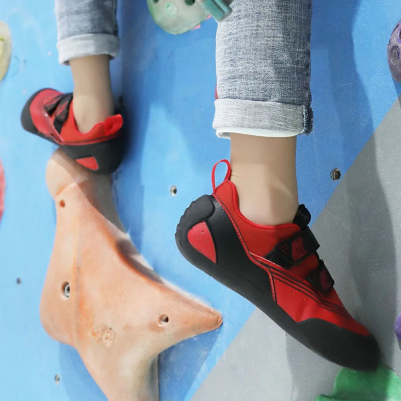 Quality Professional Climbing Bouldering Training Shoes Children Adult Protective Toe Anti-slip Kids Bouldering Climbing Sneaker 6