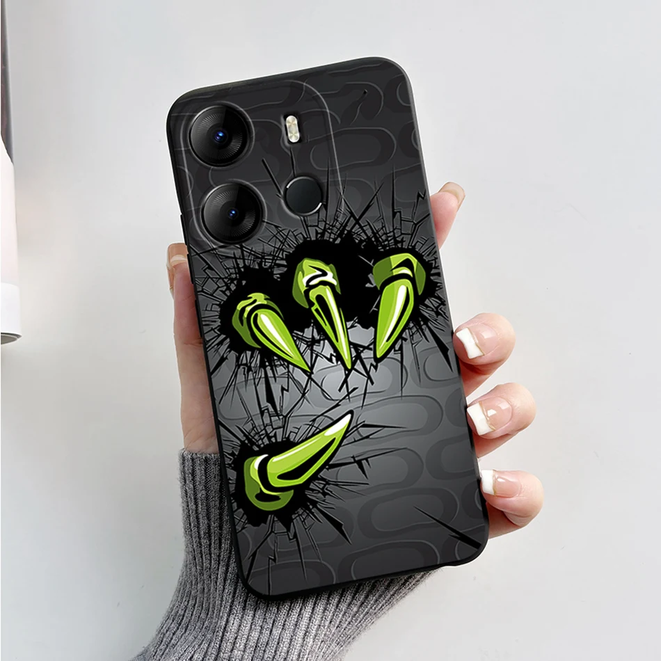 Luxury Marble Soft Silicone Phone Case - Tecno Pop 7 Series
