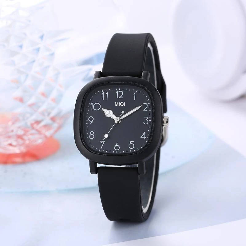 Fashion women's quartz watch women's casual silicone jelly watch clock girl
