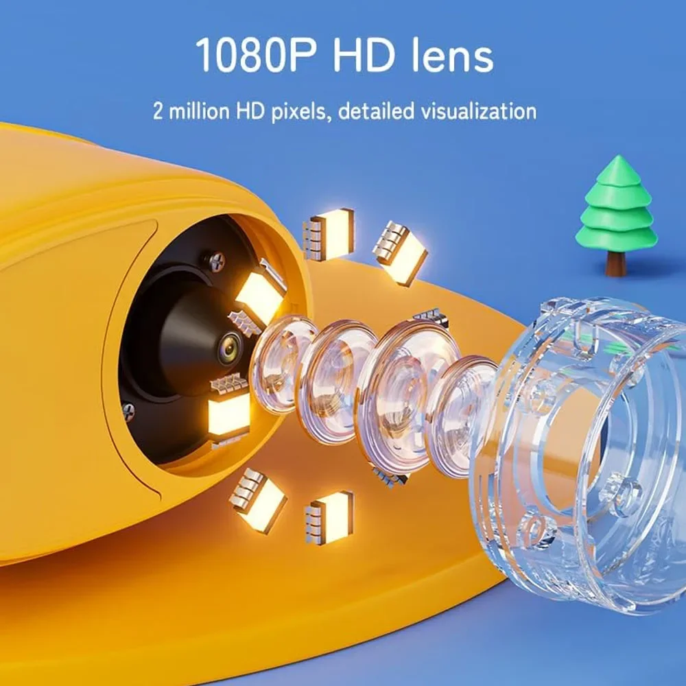 어린이용 디지털 현미경 1000X 휴대용 4K 2.0인치 화면 휴대용 충전식 미니 포켓 교육용 과학 장난감