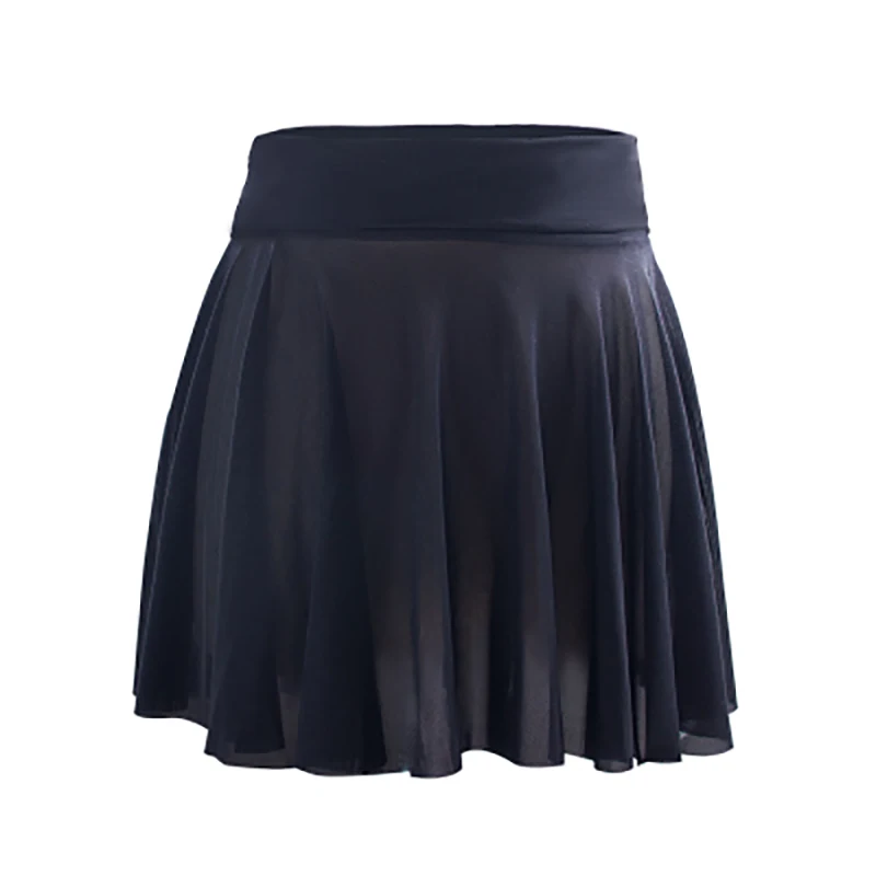 

New Adult Mesh Ballet Dance Tutu Dress Girls Ballroom Wrap Skirt Women Black White Color Balerinas Short Skirts