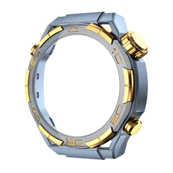 High Quality Sturdy PC Hollow Out Case - Protective Bumper Cover Accessories for ApplicableGT5 46mm (02High - end sapphire )
