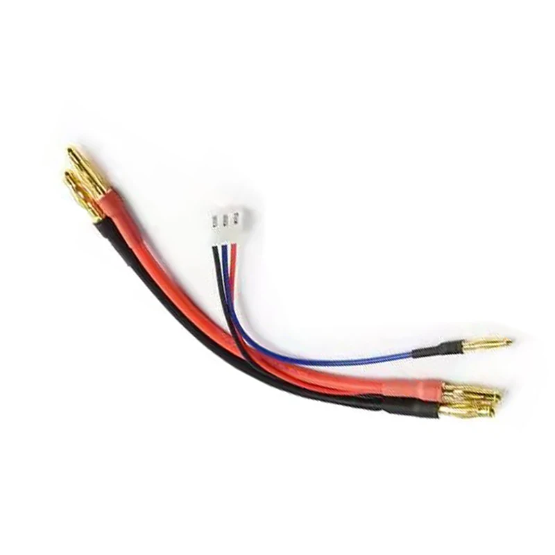 리포 배터리용 밸런서 어댑터, 2S XH, 4mm, 2mm 커넥터, 14awg, 10cm, 22PVC, 7cm