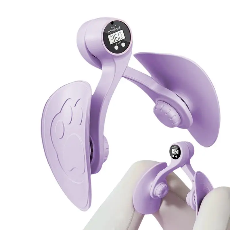 

Внутренний тренажер для мышц бедра, противоскользящий тренажер для тазового пола со встроенной кнопкой, тренажер для тазового пола, тренажер для бедра