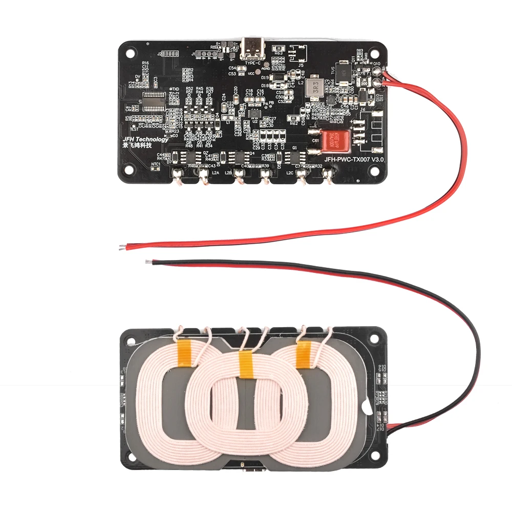 

5W/7.5W/10W/15W/18W Type-C Qi Wireless Fast Charger Charging Transmitter Module Circuit Board Coil Receiver For iPhone Android