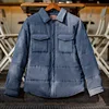 Maden Reversible Peach Pile Cotton Jacket for Men Anti-wrinkle and Warm Thickened Coat Fall and Winter Casual Multi-Pocket Parka 5