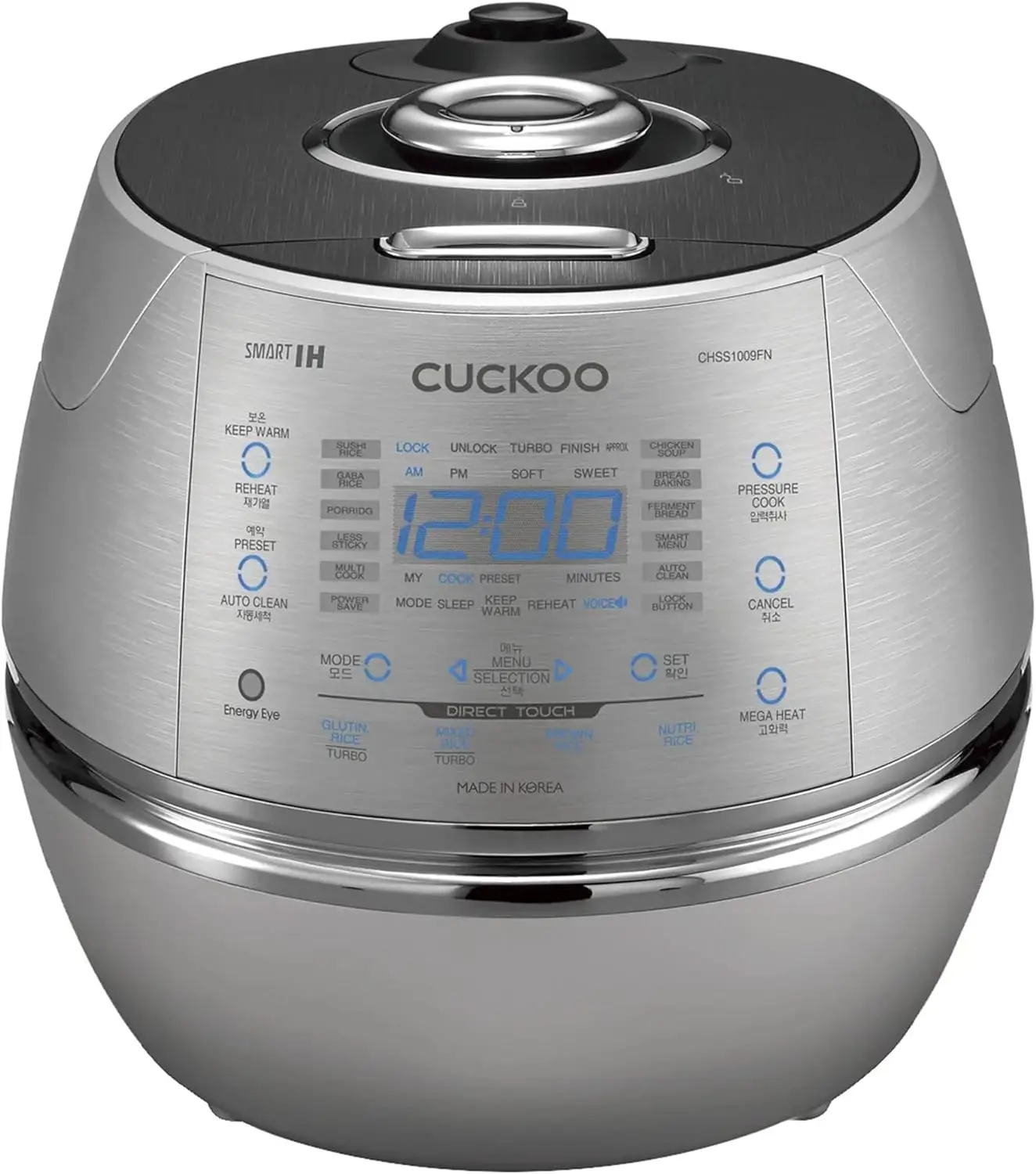 CRP-CHSS1009FN Induction Heating Pressure Rice Cooker, 10 cups, Metallic 4