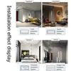 20 Type Smart Magnetic Track Light Tuya Zigbee DC48V LED Downlight Spot Flood Grille Lamps Mordern Home Living Room Black White 4