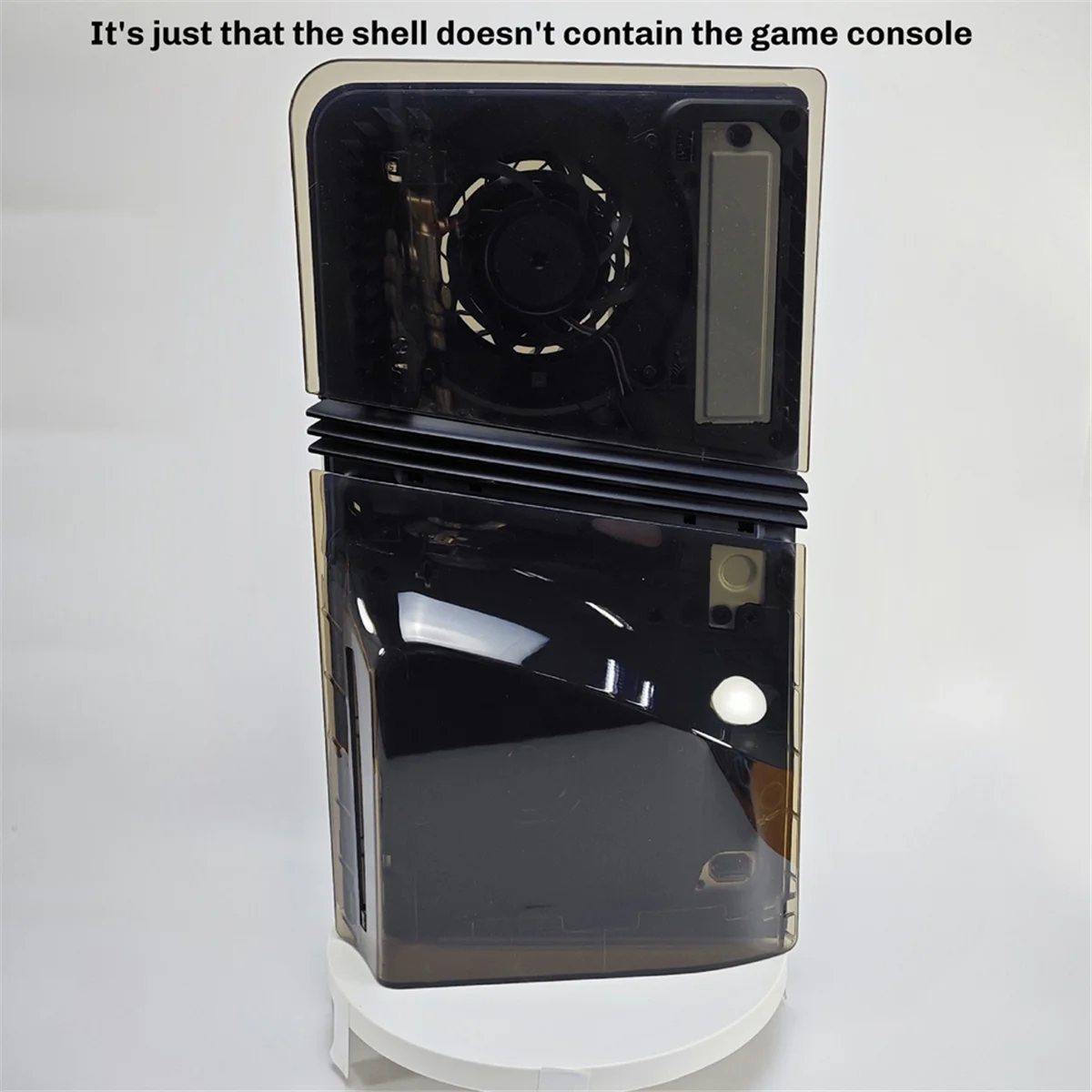 Pro Disc Edition용 Pro 보호 페이스플레이트 쉘용 ABAN 교체용 하드 커버 투명 검정색