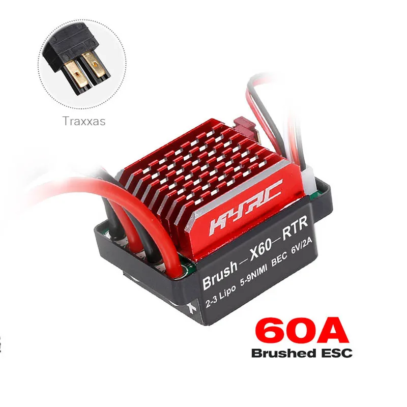 High-Performance RC Car Brushed Motor & ESC Combo for Crawlers