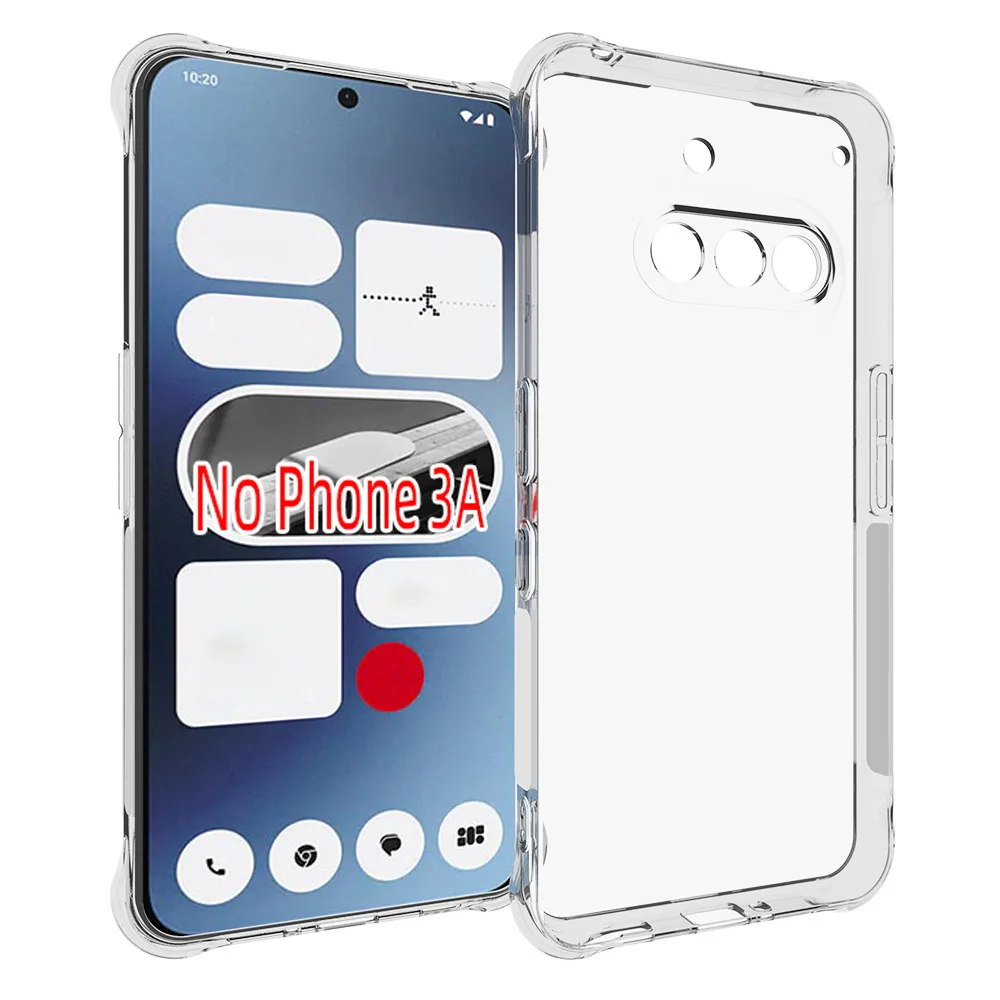 Transparent TPU Shockproof Protective Case with Reinforced Corners