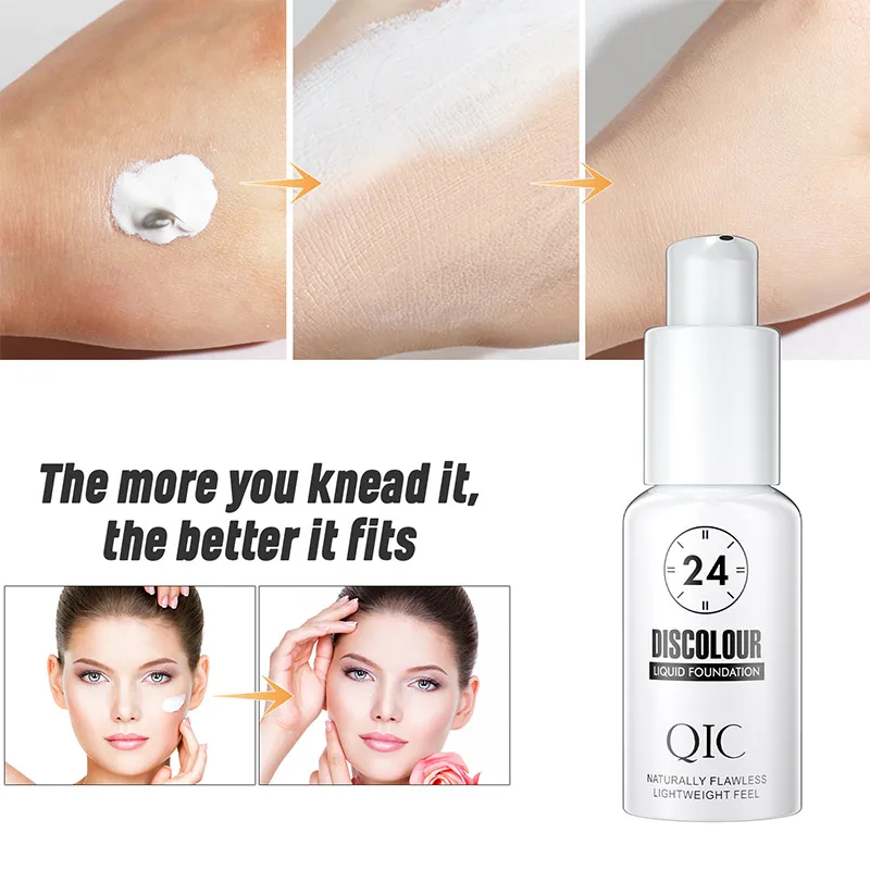 Magic Color Changing Foundation Liquid Makeup Setting Concealer Natural Brighten Moisturize Soft Lasting BB Cream Facial Makeup 5