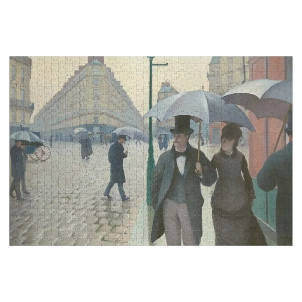 

Fine Art: Gustave Caillebotte - Paris Street In Rainy Weather Jigsaw Puzzle Jigsaw Pieces Adults With Photo Puzzle