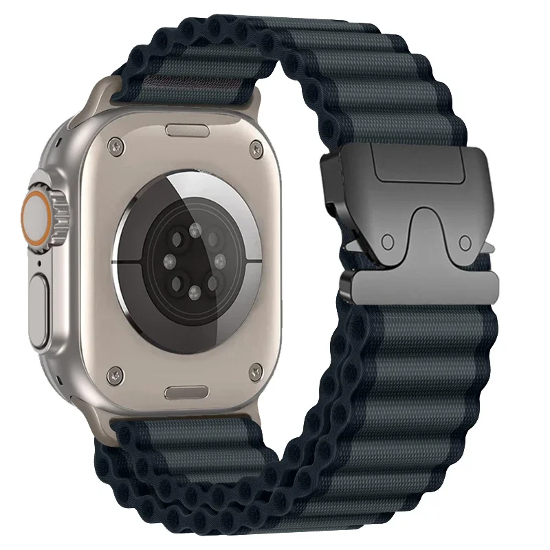 ตัวเลือกสินค้า สายนาฬิกาไนลอนยืดหยุ่น สำหรับ Apple Watch ทุกรุ่น