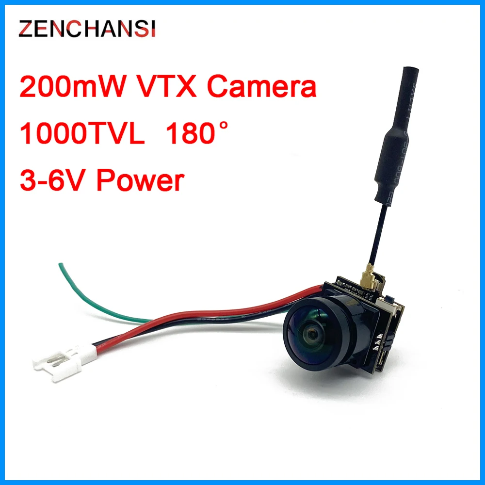 5.8G 48CH 720*480 FPV UVC OTG Phone Receiver Video Downlink and 48CH 200mW 1000TV Mini VTX Camera For RC Model Drone Car Part 3