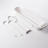 Étagère télescopique de vidange d'eau 36-50cm, organisateur d'évier, porte-savon, éponge, porte-serviettes, Gadgets de cuisine, panier de rangement, accessoires 6