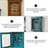 1Pcs Wooden Key Box, Wall Key Bag Wall-Mounted, Farmhouse Keychain Decoration, Decorative Key Holder, Entrance Wall-Mounted Jewelry Storage Box 5