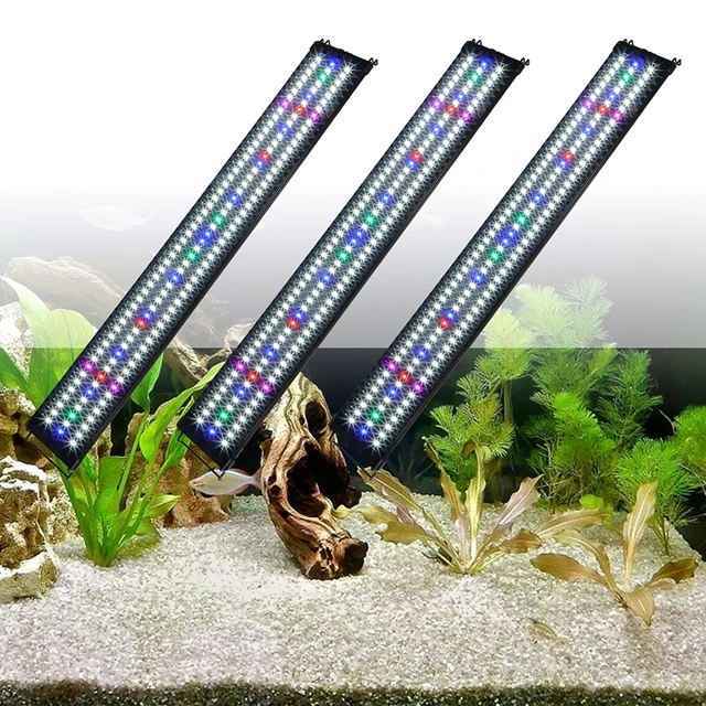 Lampe LED pour Aquarium, Multi-Documents, Super Mince, Poissons Précieux,  Plante Marine, Éclairage de Croissance, Prise EU US, 60-120cm - AliExpress