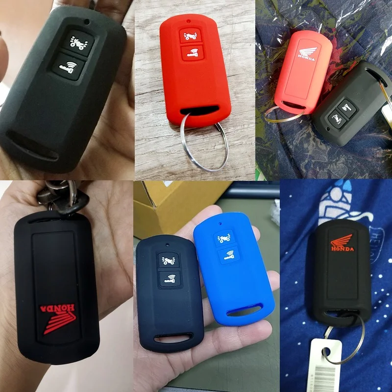 Motorcycle Remote Silicone Key Case Cover For HONDA Scoopy Airblade 150 Click 150 VARIO 125 Vario 150 PCX 150 Click 150i SH125