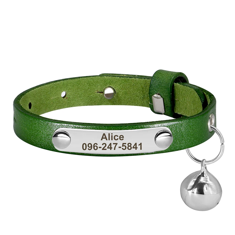 Collare Per Gatti Personalizzato Con Targhetta - Incisione Laser E Campanello Di Sicurezza - Foto 9