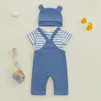 Cute Toddler Outfit Set with Floral Print Romper Ruffle Sleeve Top and Matching Shorts for Summer Fun 3 Piece Set 4