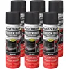 248914-6PK Stops Rust Truck Bed Coating Spray Paint, 15 oz, Black, 6 Pack 1