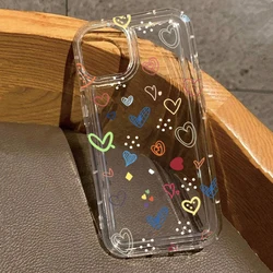 Smiling Face Design Transparent Phone Case with Bumper Cover for iPhone 7 8 SE2 (1)