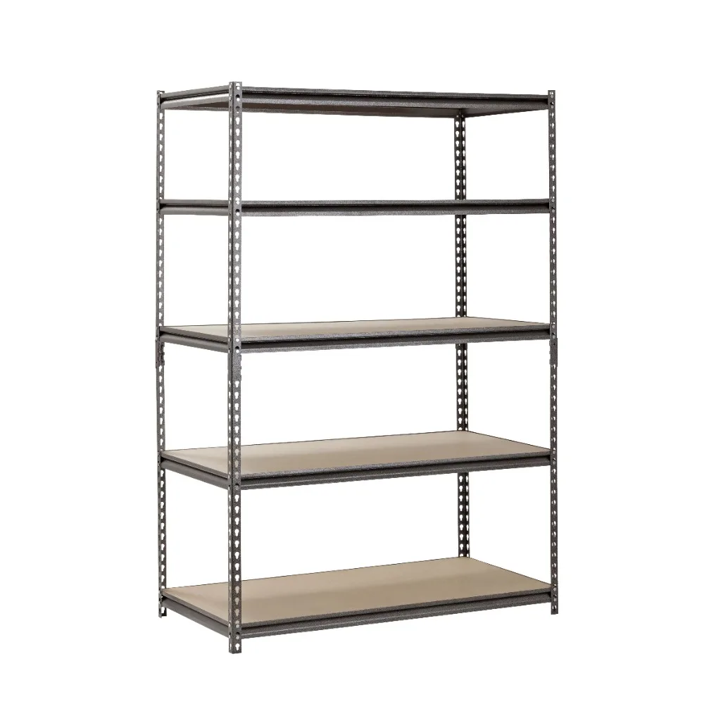 

Storage Rack, Five Layer Steel Shelves; Total Capacity 4000 Pounds; Silver Storage Rack