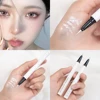 Diamond Glitter Eyeshadow Liner Pencil Face Makeup Highlighter Long lasting Matte Pink Silkworm Champagne Gold Eyeliner Pen 4