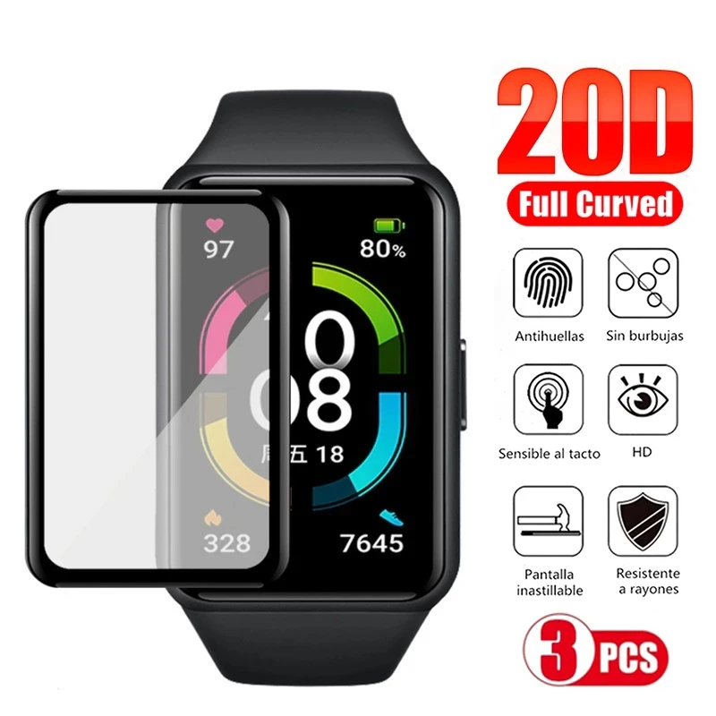 Soft Glass Tempered Screen Protector for Smart Fitness Trackers