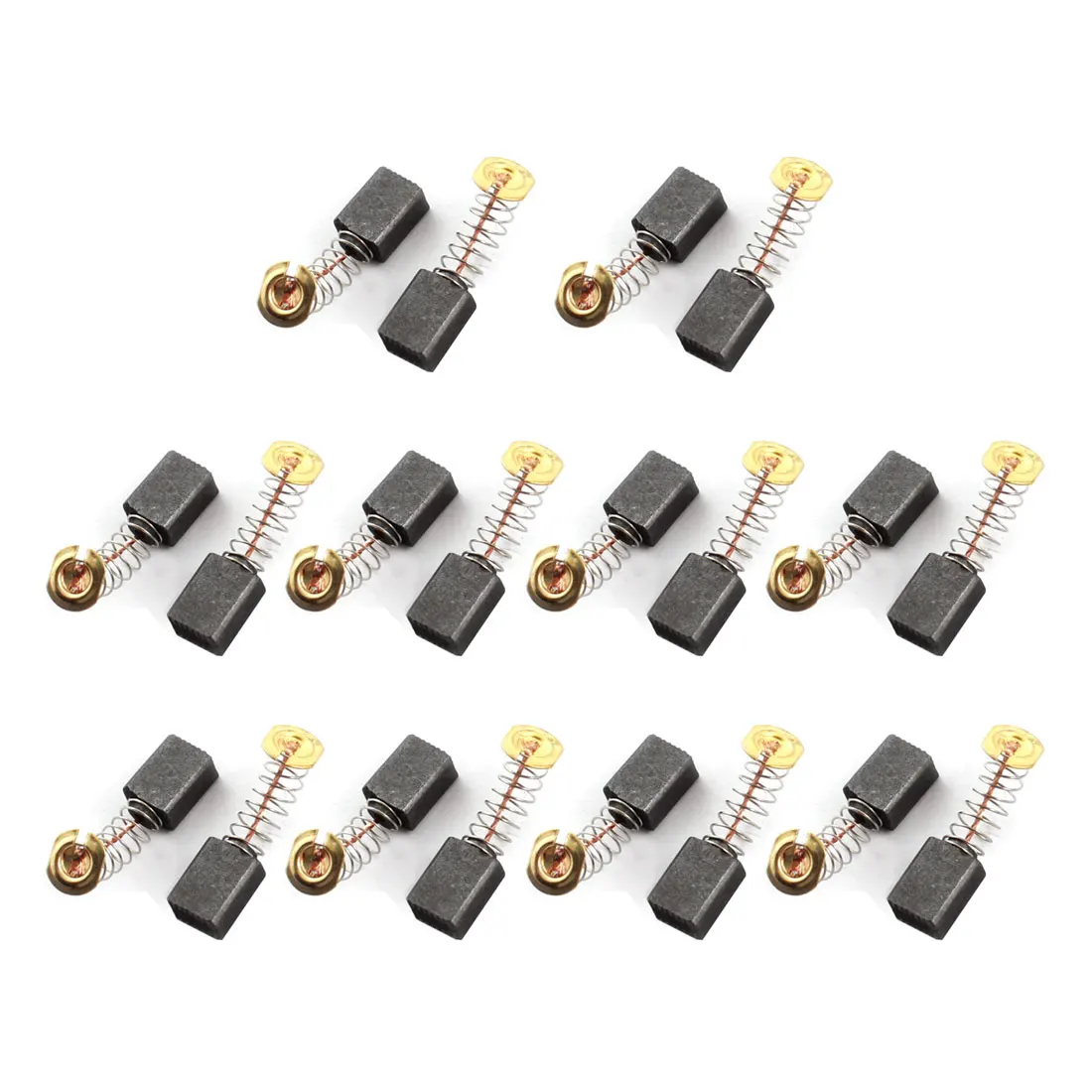 20Pcs 12x9x6mm Carbon Brush CB408 Electric Spare Part Motor Carbon Brush Power Tool Replacement for Electric Motor Drill Bit