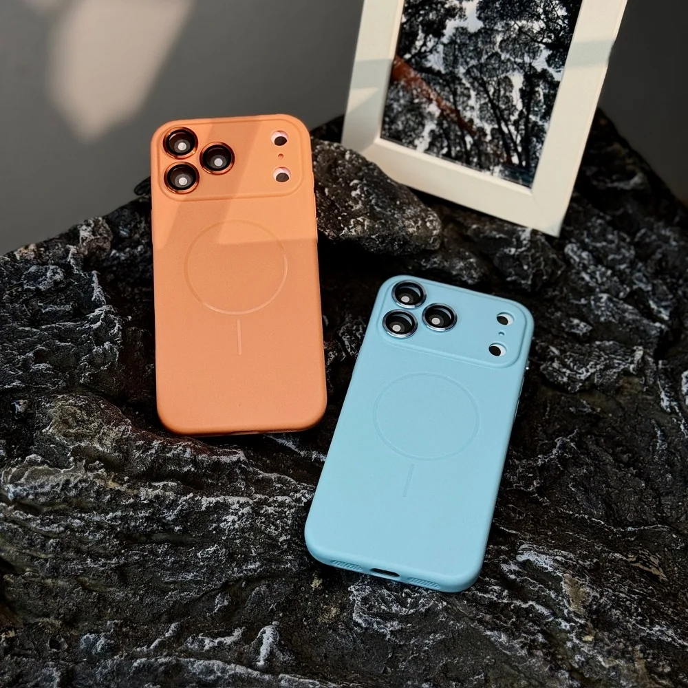 Luxury Magnetic Silicone Case For Iphone Pro Max Plus - Fluorescent_voghion.com