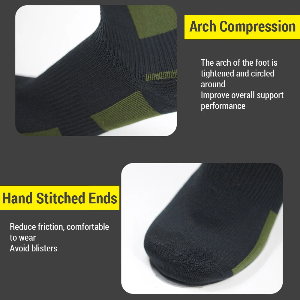 Waterproof Socks for Outdoor Activities Long Tube Waterproof Socks for Hiking Cycling Camping Keep Feet Warm and Dry Targeted waterproof socks