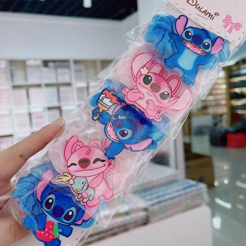Hair Accessory Disney 1/3pcs Lilo & Stitch Headbands Girls Cartoon Hair Accessories Kawaii Stitch Hairpin Toy Gift