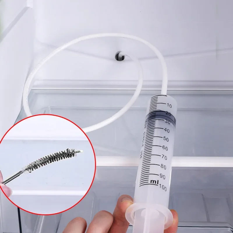 Pipe Dredging Artifact Radiator Drain Hole Remover Cleaning Refrigerator Drain Hole Reusable drain cleaning tools pipe cleaning tool pipe cleaner pipe dredging brush pipe dredging tools pipe dredging tool For Freezers and Wine Cabinets 5pcs