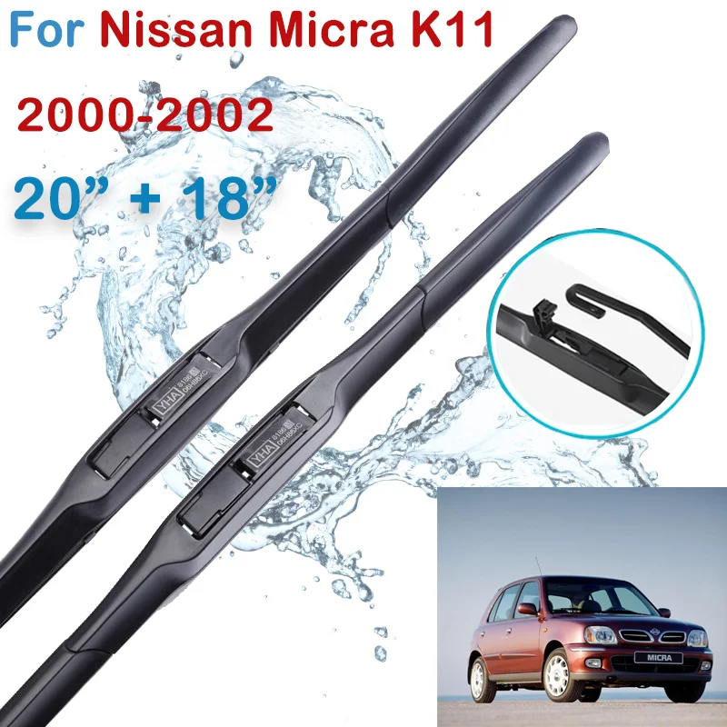CarWiperForNissanMicraK1120002002WindshieldRubberSilicon