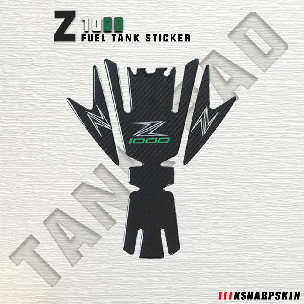 Adesivo 3D Per La Protezione Della Modifica Del Logo Del Cuscinetto Del Serbatoio Del Carburante Del Motociclo Adatto Per Kawasaki Z1000 14-15