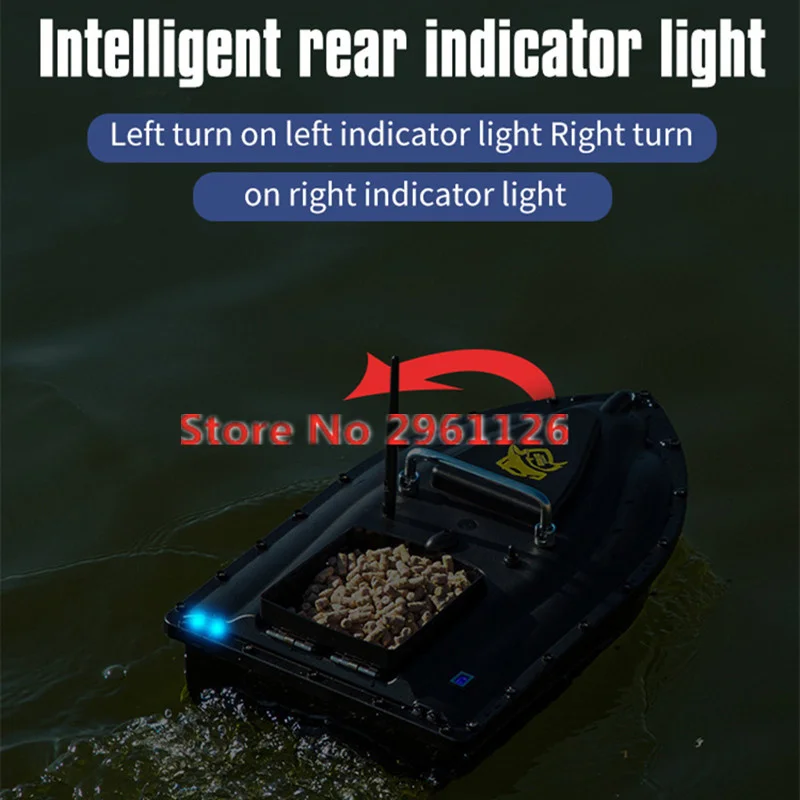 600M GPS Sonar Fish Exploration High Speed Remote Control Bait Boat Model 1.5KG 16GPS Constant Speed Cruise RC Bait Boat Model 6