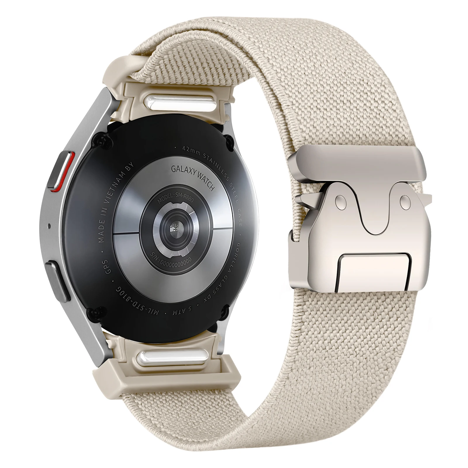Premium Parachute Nylon Strap for Galaxy Watch - No-Gap Stretch Bracelet