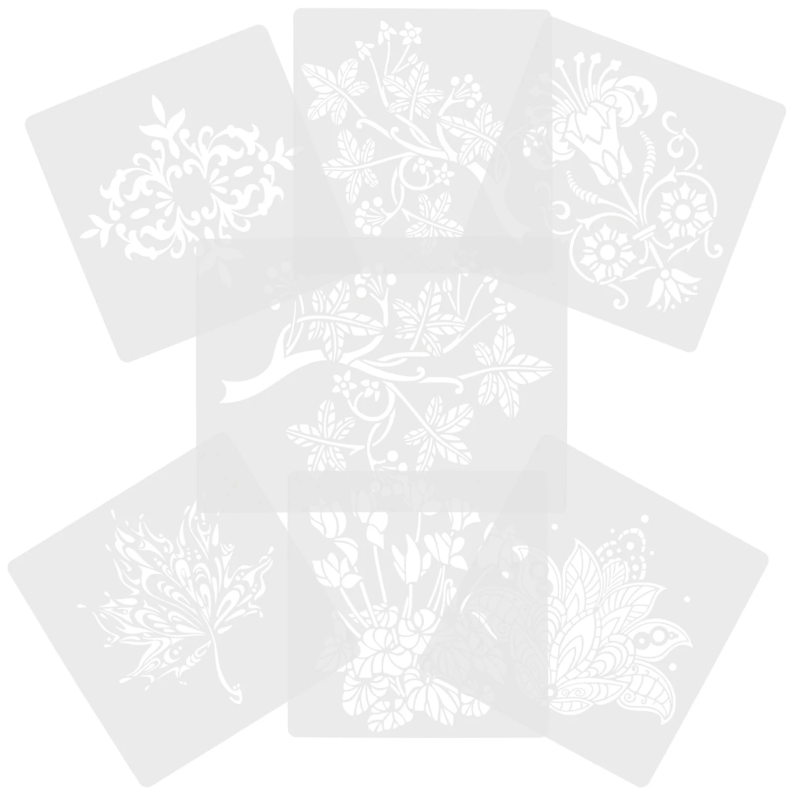 Рисунок 5 - декоративный цветочный шаблон для рисования