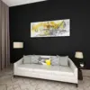 40CM Width Self-adhesive Film Black Matt Thickened Sticker Furniture Kitchen for Cupboards Tables Wall DIY Renovation Wallpaper 5