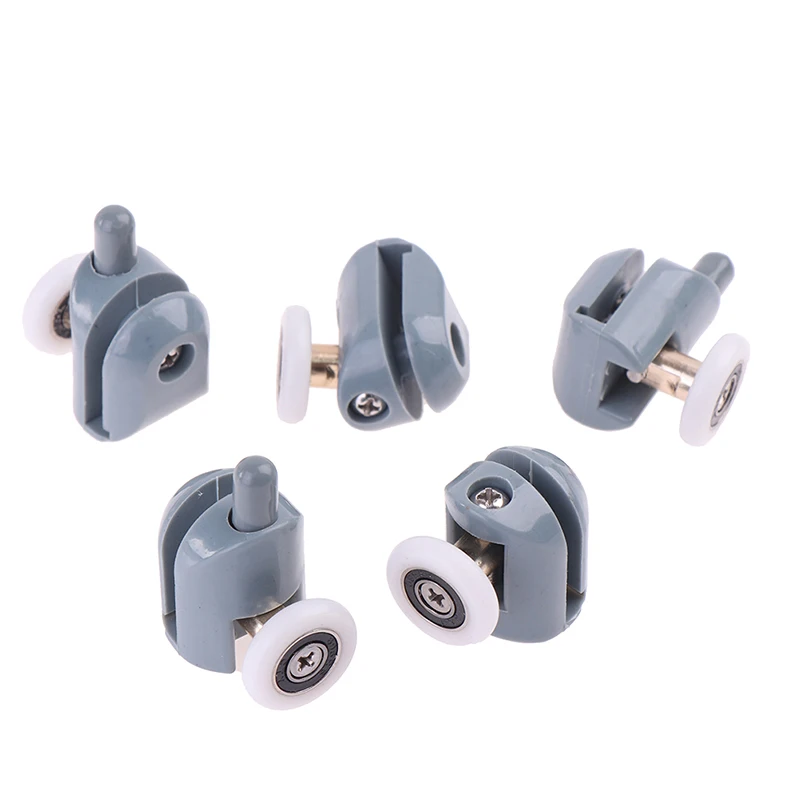 4pcs Shower Rooms Cabins Pulley Shower Room Roller Runners Wheels