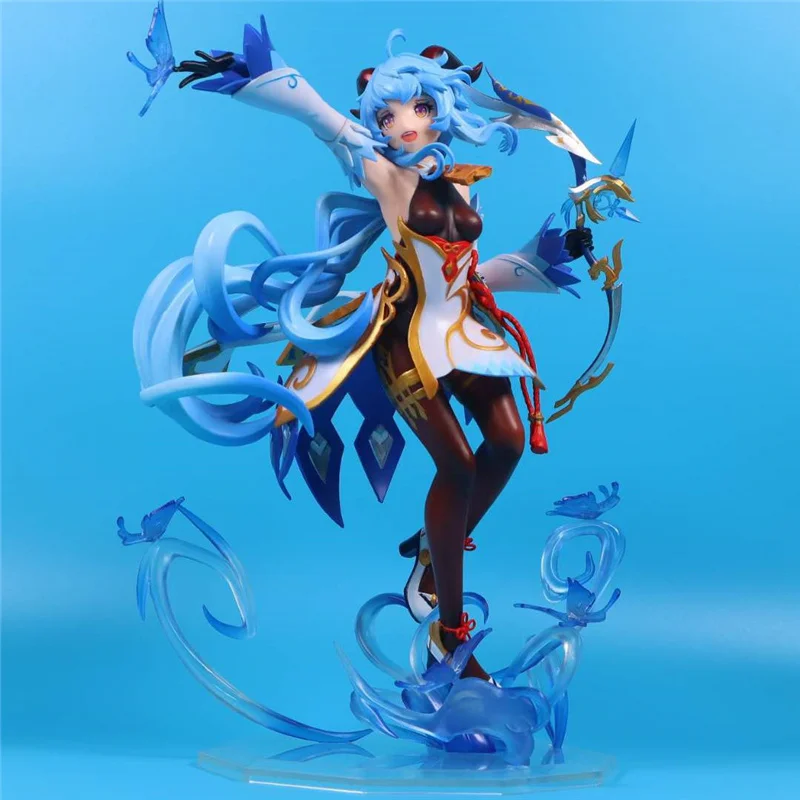 29cm Genshin Impact Anime Figures Ganyu Pvc Action Figure Toy 1/7 Gan